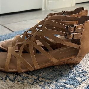 Esprit Brown Strappy Women's Sandals